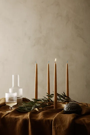 Ripple wijnglazen 2-pack - Helder glas - Ferm Living