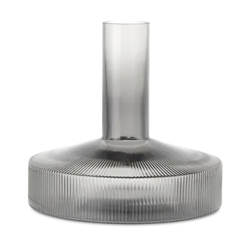 Ripple wijnkaraf - Gerookt Grijs - Ferm Living