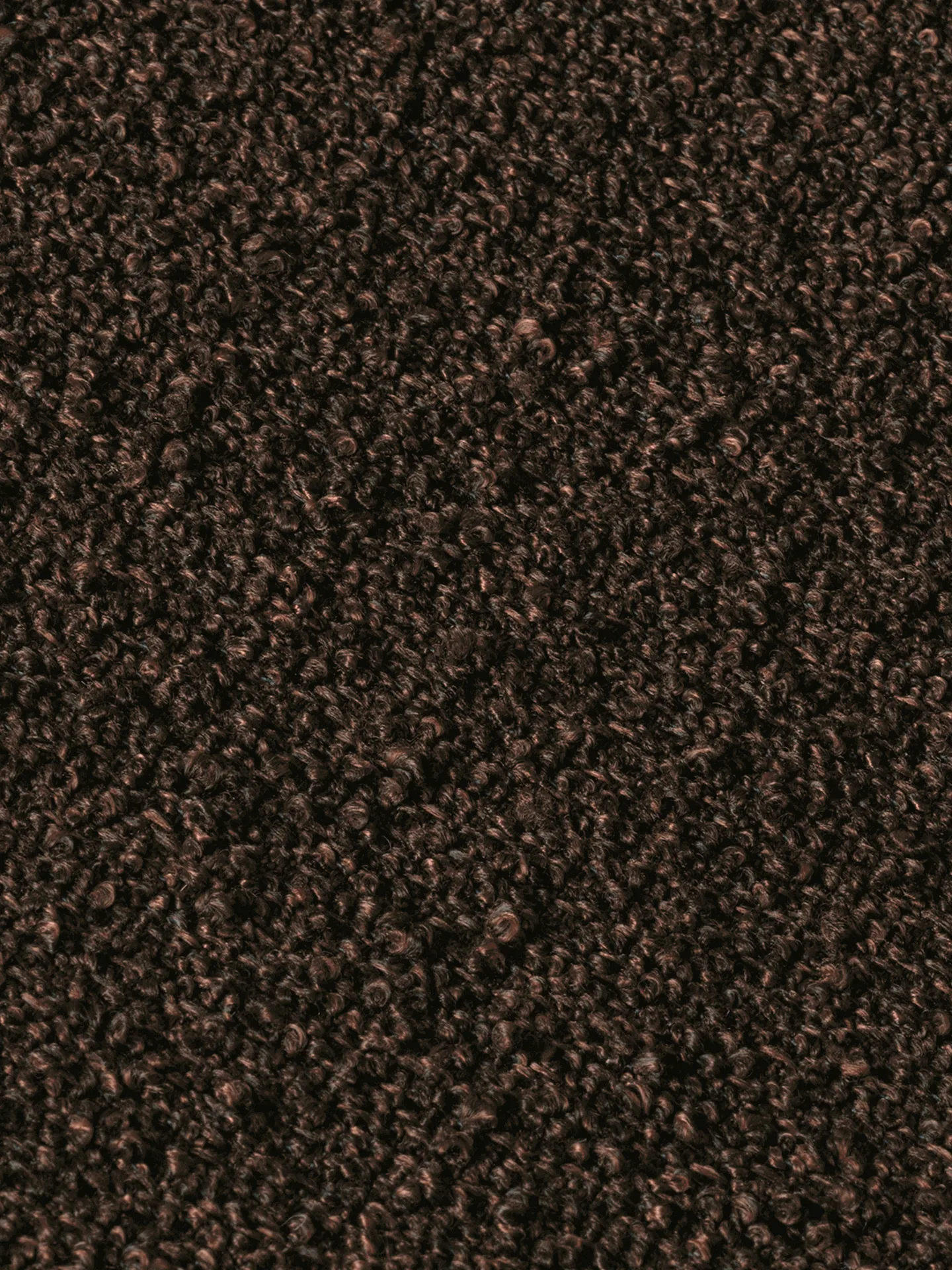 Rouli center module pure bouclé modulaire bank, Chestnut brown Ferm Living