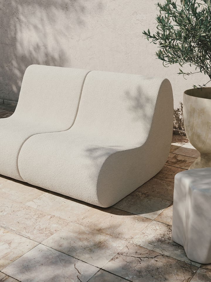 Rouli center module pure bouclé modulaire bank, Off-white Ferm Living