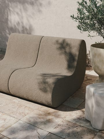 Rouli center module pure bouclé modulaire bank - Sand - Ferm Living