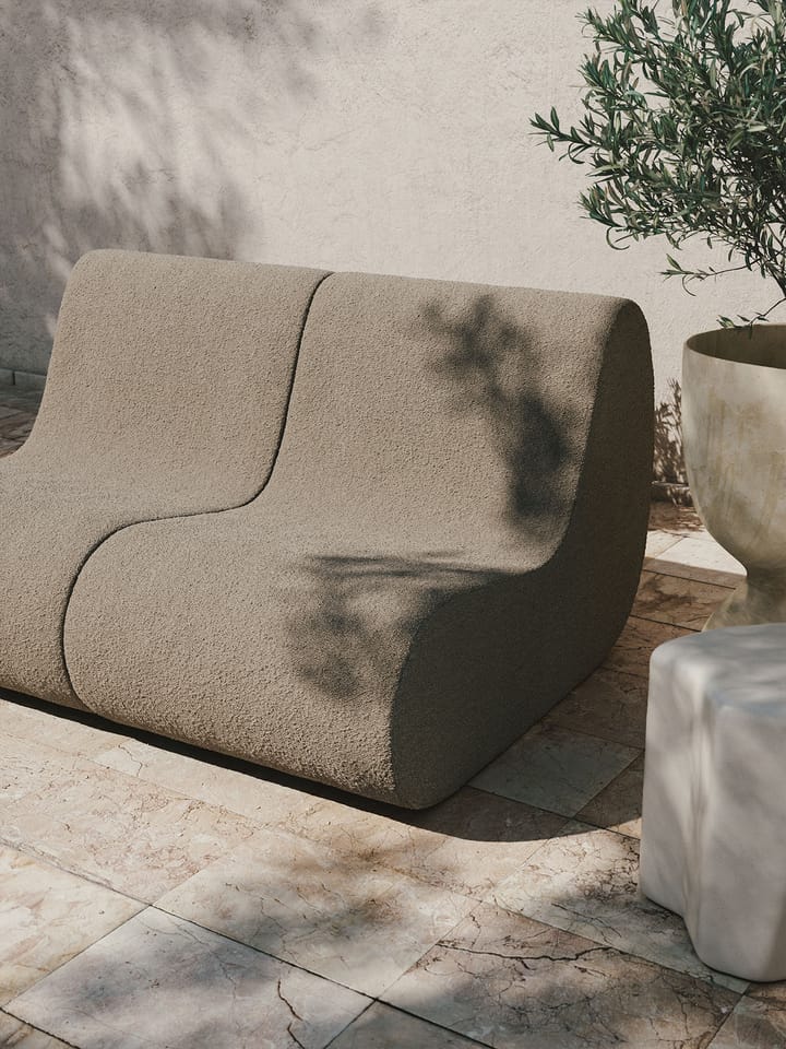 Rouli center module pure bouclé modulaire bank, Sand Ferm Living