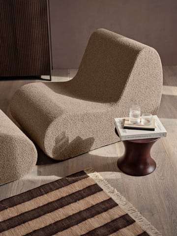 Rouli center module pure bouclé modulaire bank - Sand - Ferm Living