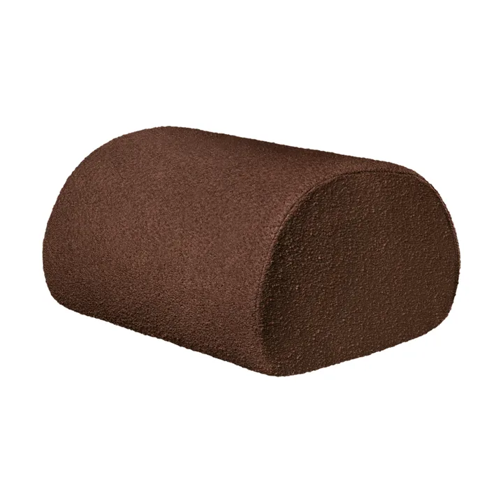 Rouli pouf pure bouclé zitpoef - Chestnut brown - Ferm Living