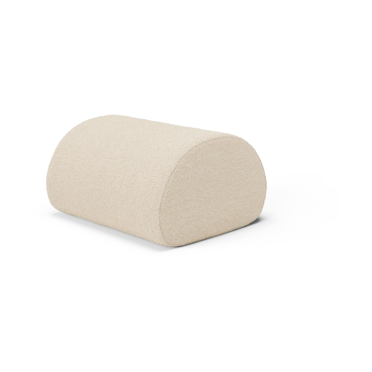 Rouli Pouf Pure Bouclé zitpoef, Off-white Ferm Living