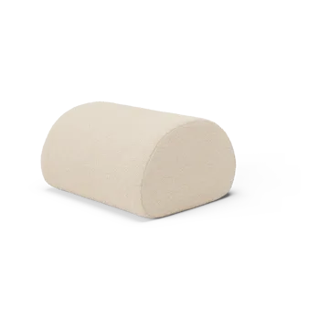 Rouli Pouf Pure Bouclé zitpoef - Off-white - Ferm Living
