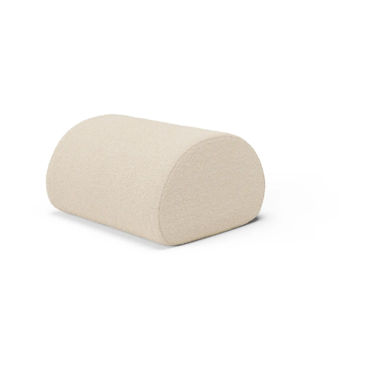 Ferm Living Rouli Pouf Pure Bouclé zitpoef Off-white