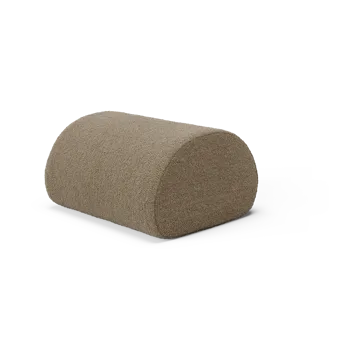 Rouli Pouf Pure Bouclé zitpoef - Sand - Ferm Living