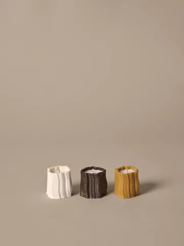 Rylith geurkaars 13 u 3-delig - Vijg, citroengras, kamille - Ferm Living