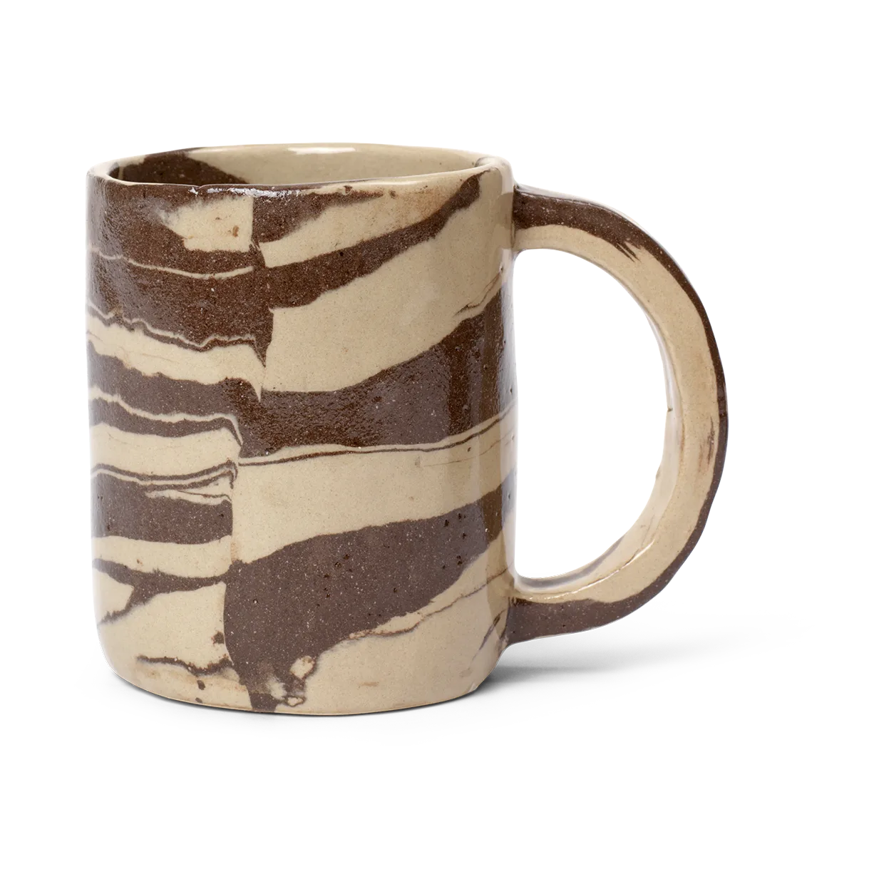 Ryu mok hoog 30 cl, Sand-brown Ferm Living