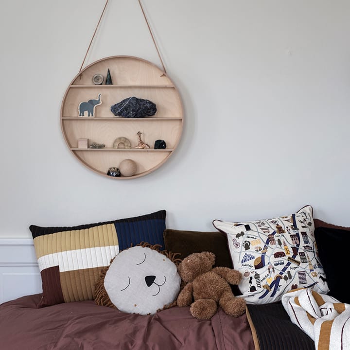Safari kussen leeuw, natural Ferm Living