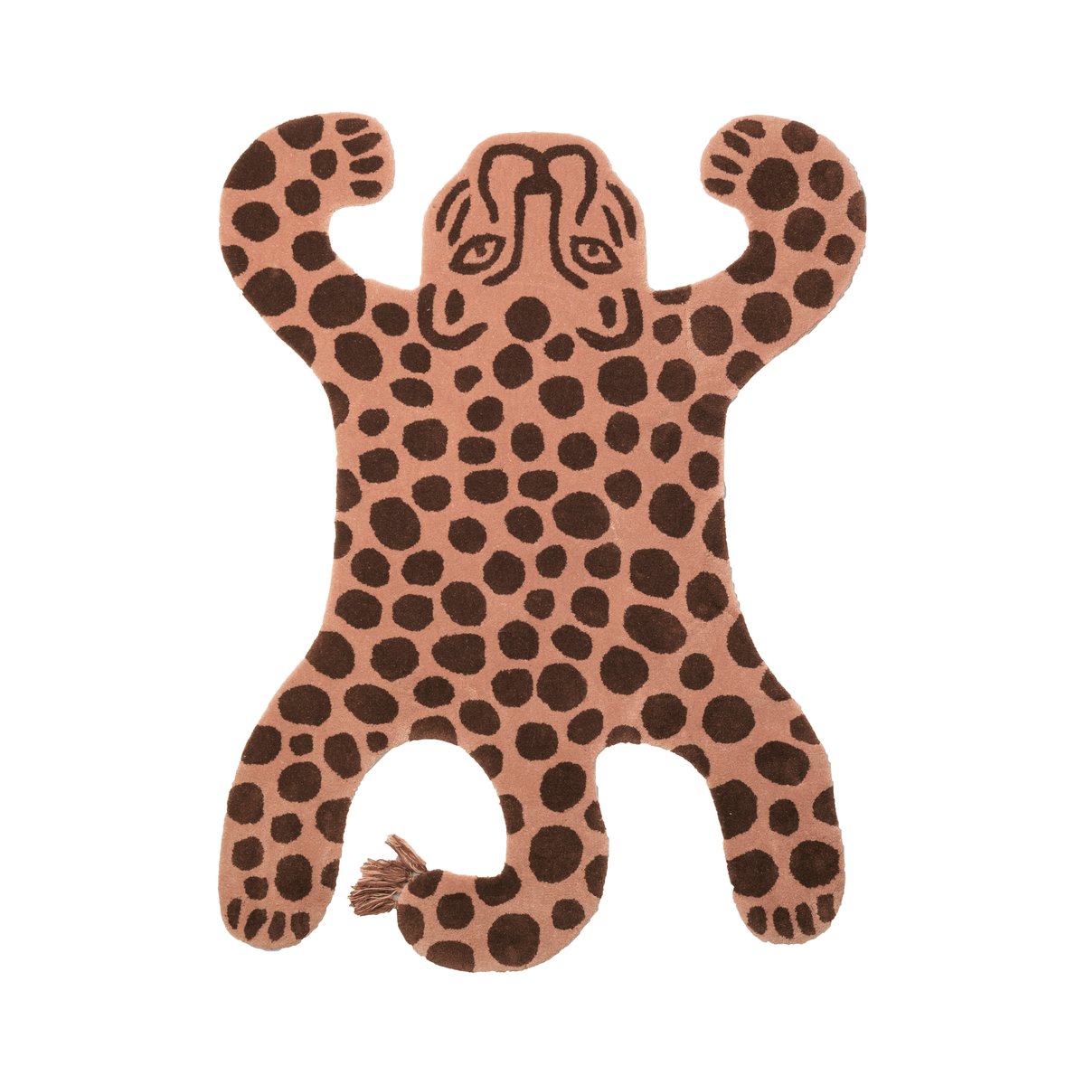 ferm LIVING Safari vloerkleed leopard