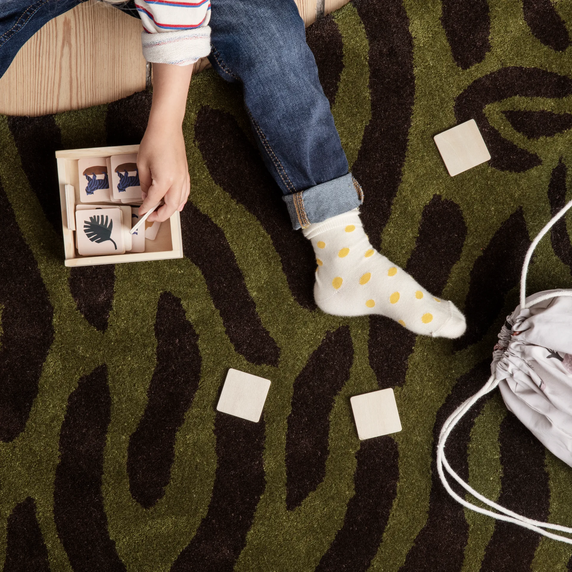 Safari vloerkleed, tijger Ferm Living