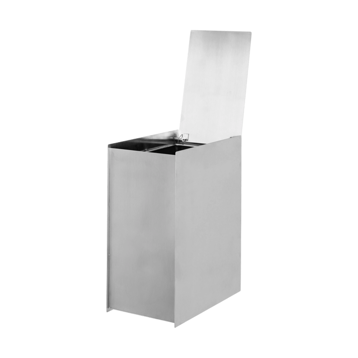 Sama prullenbak - Brushed stainless steel - Ferm Living