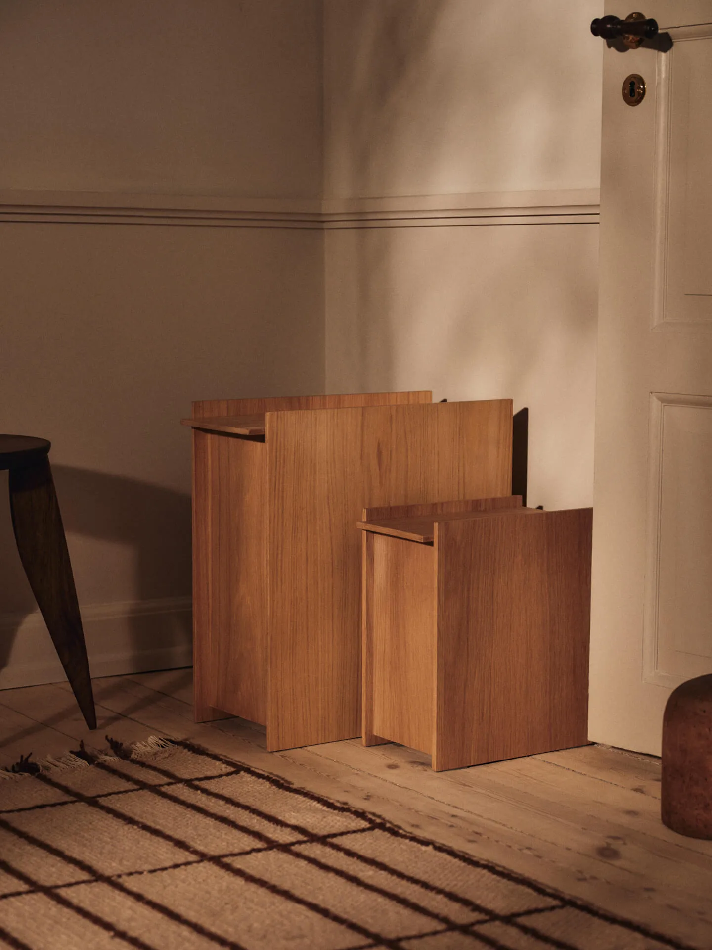 Sama prullenbak, Eiken, 50 L Ferm Living