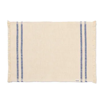 Savor placemat 38x50 cm - Off-white/Blue - Ferm Living
