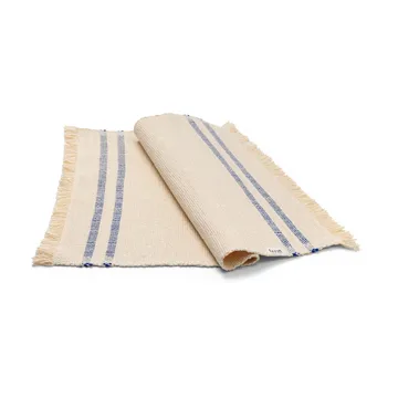 Savor placemat 38x50 cm - Off-white/Blue - Ferm Living