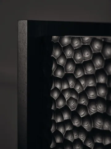 Scarni bijzettafel - Donker gebeitst essen, 38x40x45 cm - Ferm Living