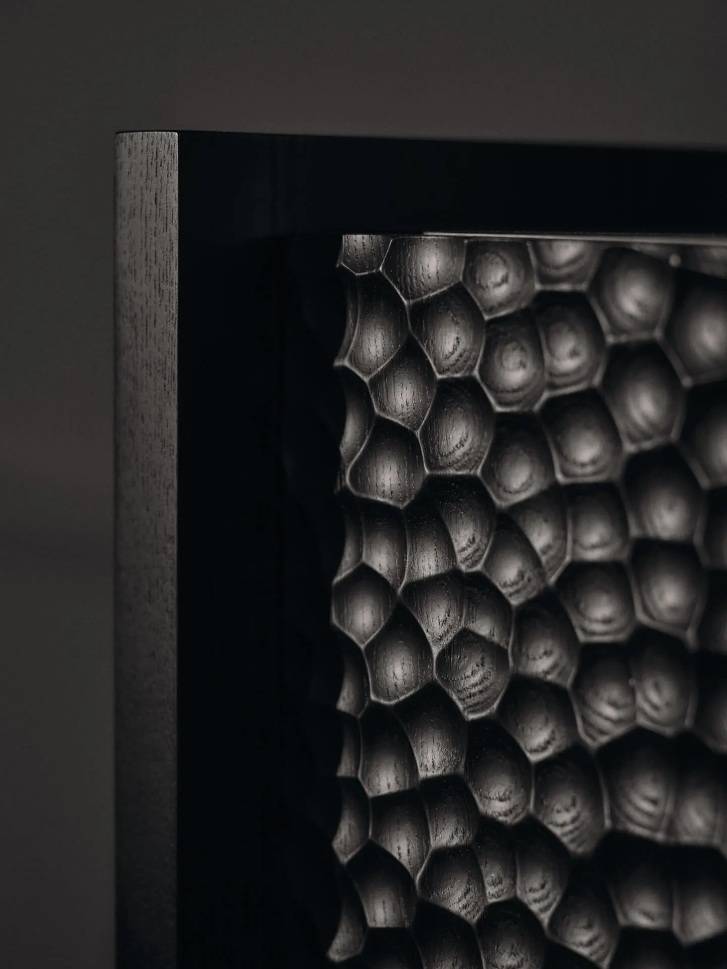 Scarni kast, Donker gebeitst essen, 38x40x100 cm Ferm Living