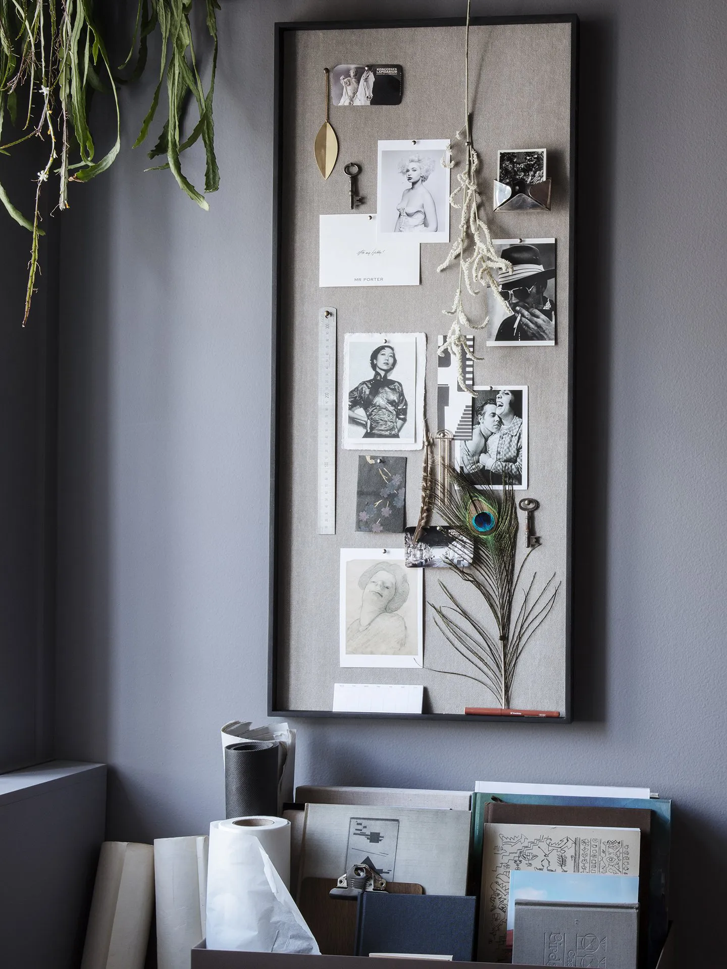 Scenery prikbord 45x100 cm, Beige Ferm Living