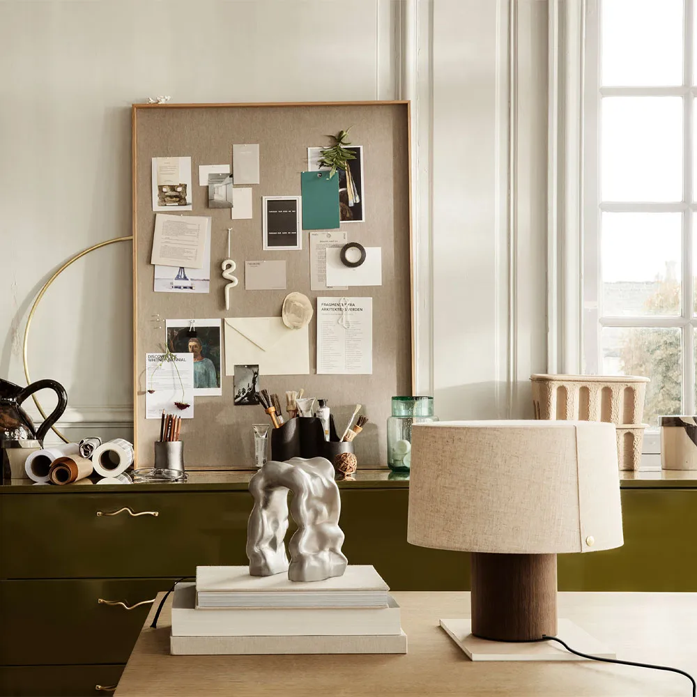 Scenery Prikbord, black, large Ferm Living