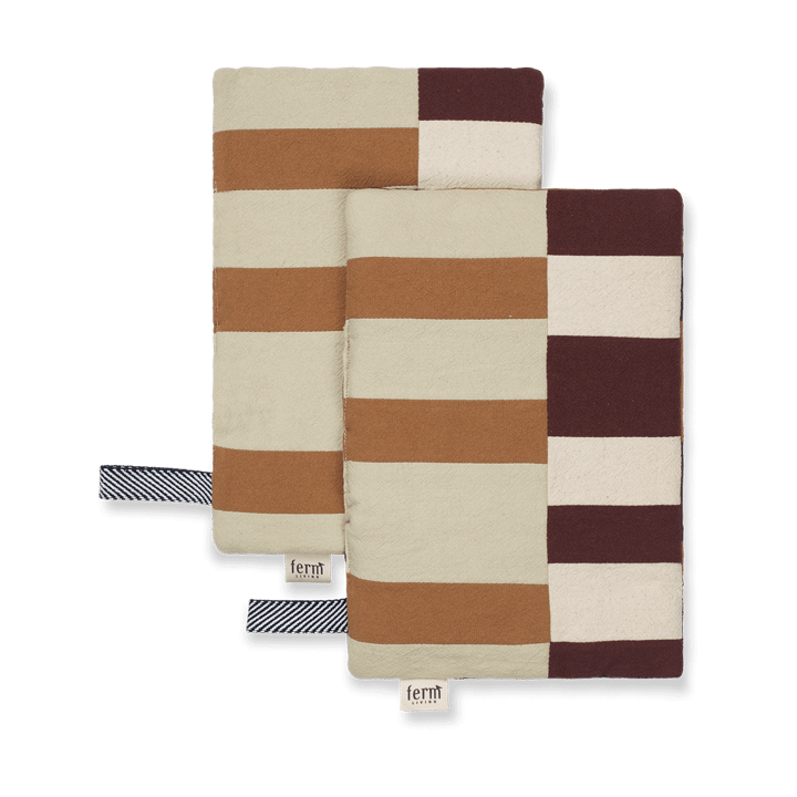 Section pannenlap 2-pack - Patchwork - Ferm Living