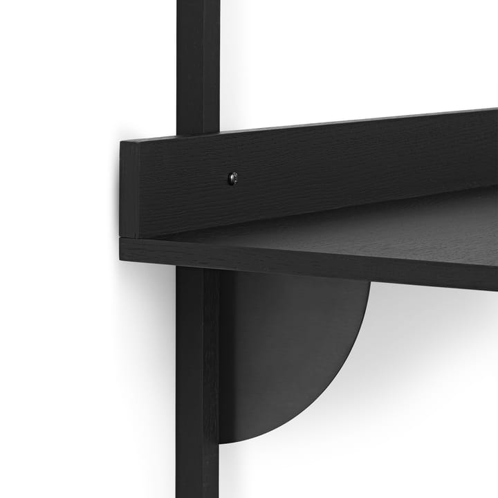 Sector bureau, Black ash-black brass Ferm Living