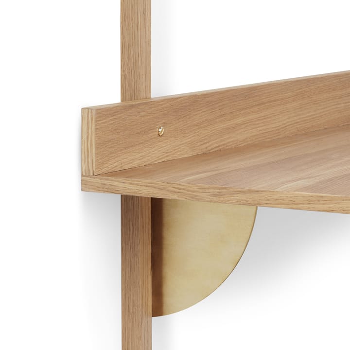 Sector bureau, Oak-brass Ferm Living