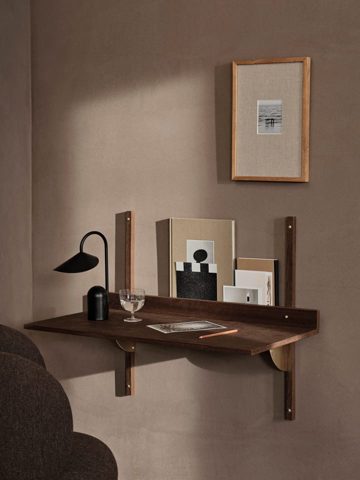 Sector bureau, Smoked Oak, brass Ferm Living
