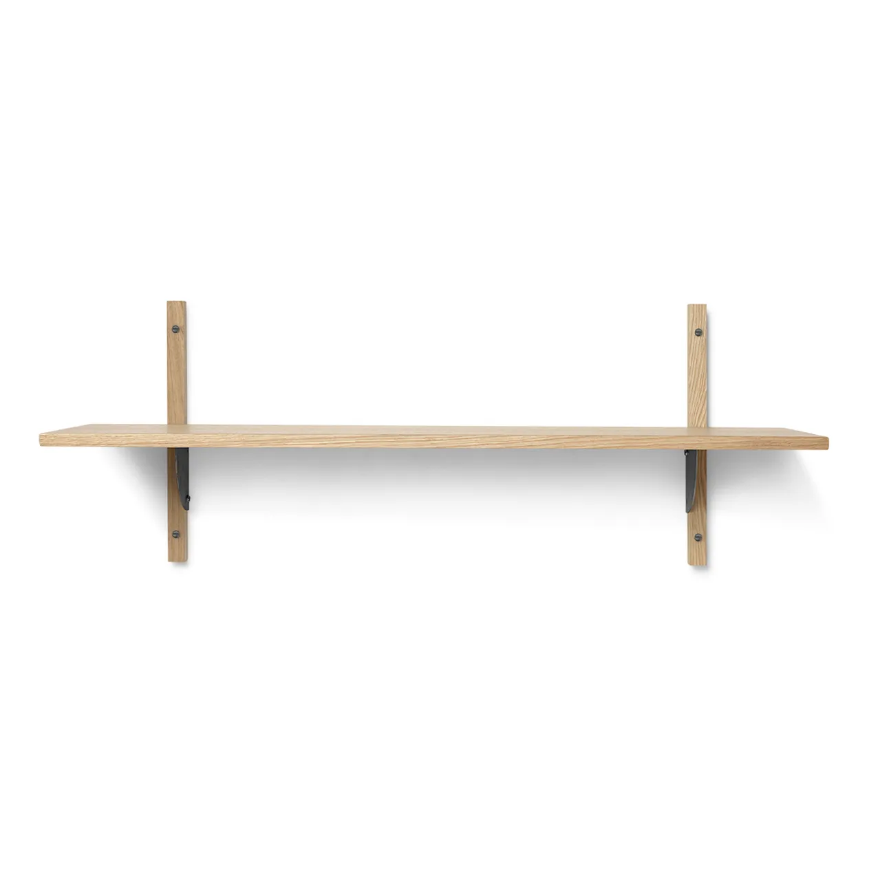 Sector plank L/S, Eiken-zwart Ferm Living