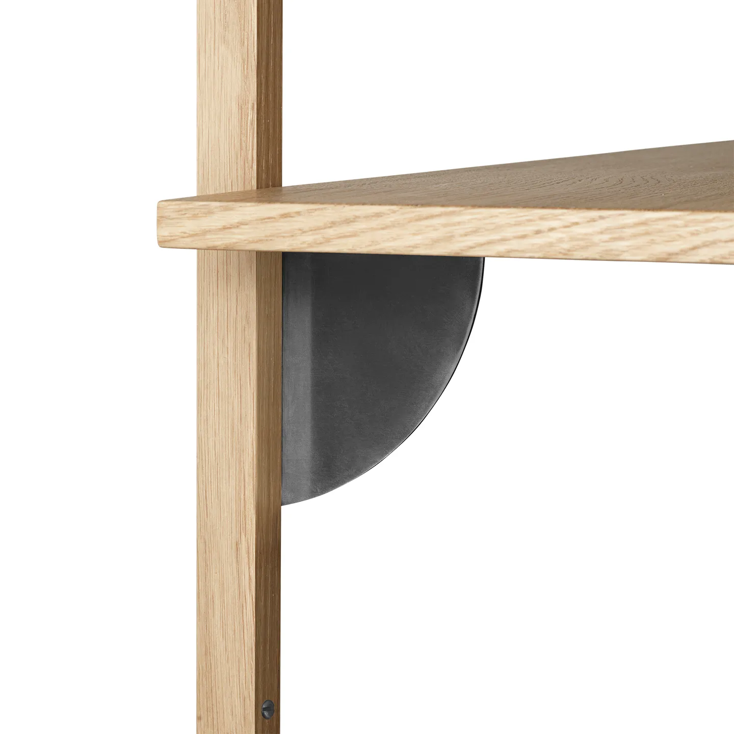 Sector plank L/S, Eiken-zwart Ferm Living