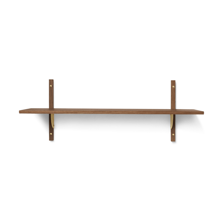 Sector plank L/S - Smoked Oak, brass - Ferm Living
