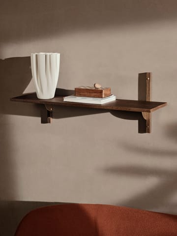 Sector plank L/S - Smoked Oak, brass - Ferm Living