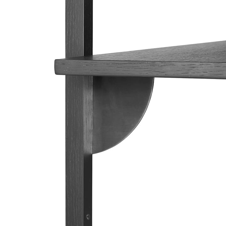 Sector plank S/L, Zwart essen-zwart Ferm Living