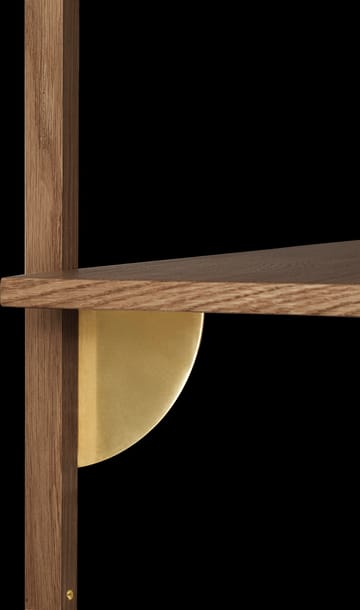 Sector plank S/S - Smoked Oak, brass - Ferm Living