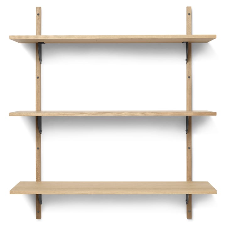 Sector plank triple wide - Eiken-zwart - Ferm Living