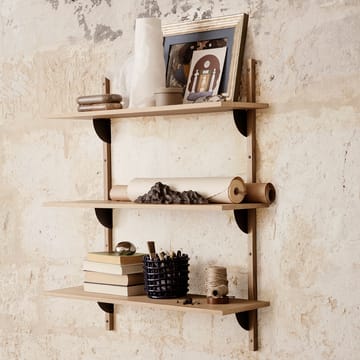 Sector plank triple wide - Eiken-zwart - Ferm Living