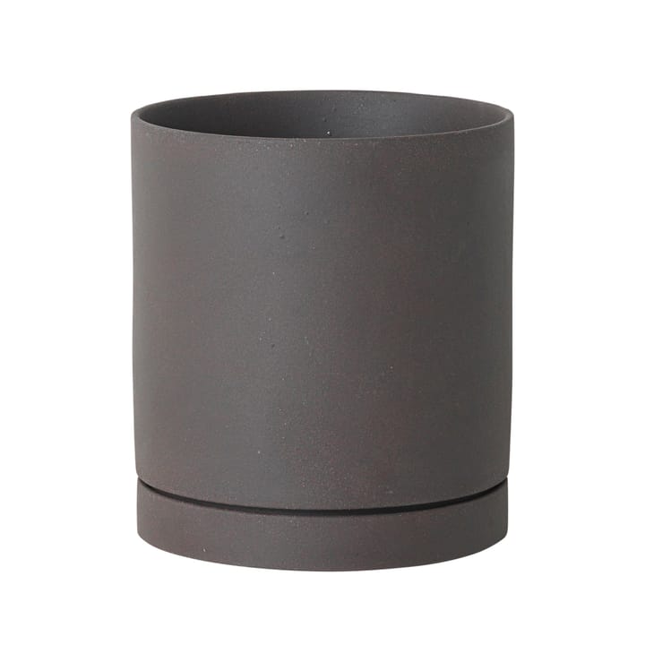 Sekki bloempot groot - charcoal - Ferm LIVING