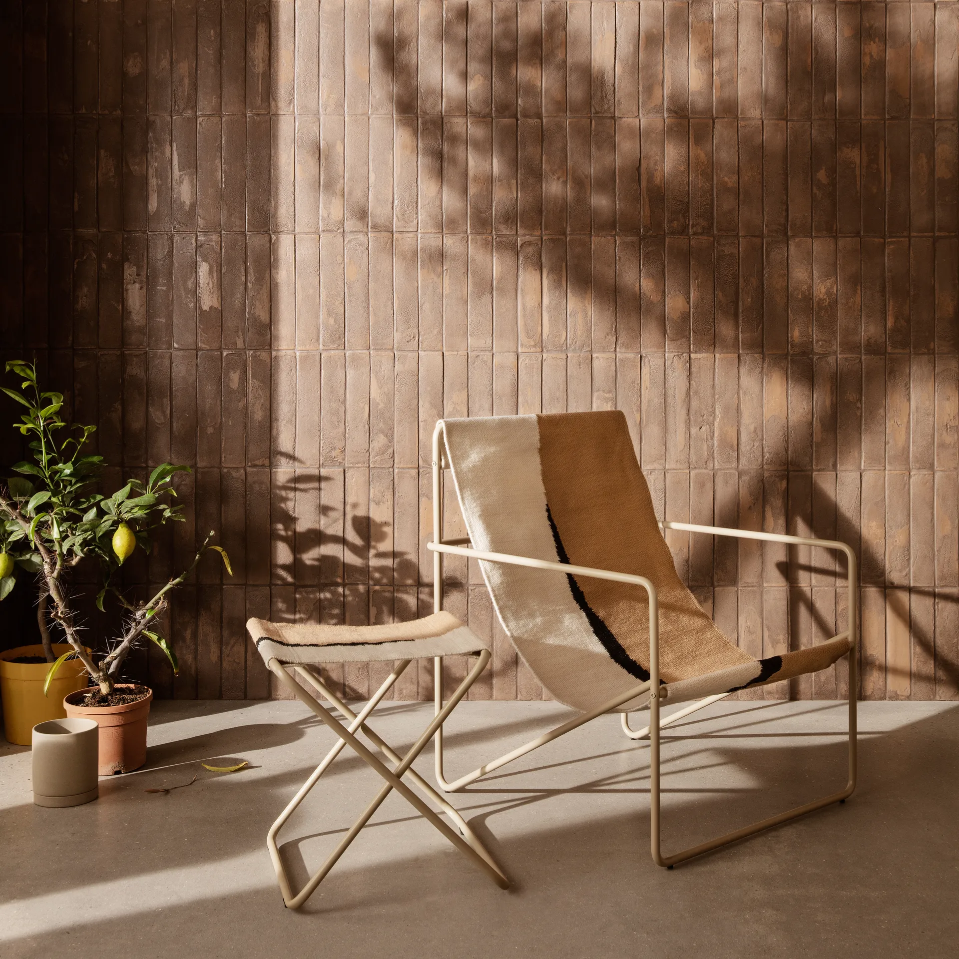 Sekki bloempot middel Ø13.5 cm, Sand Ferm Living