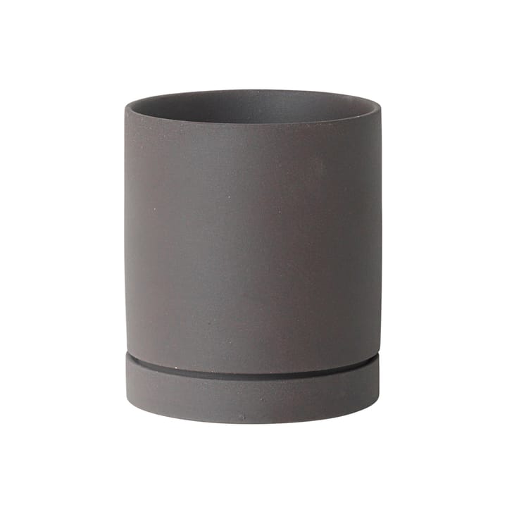 Sekki bloempot middel - charcoal - Ferm LIVING
