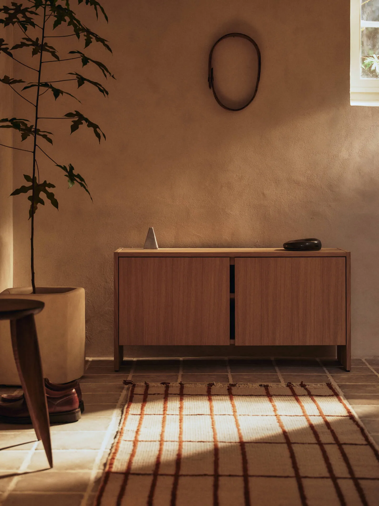 Sen vloerkleed, Parchment-chestnut, 80x200 cm Ferm Living