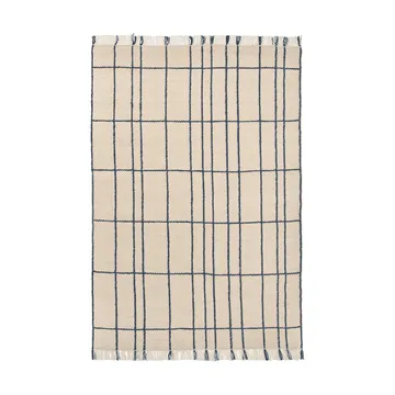 Sen vloerkleed - Parchment-indigo, 170x240 cm - Ferm Living