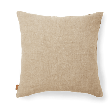 Senti Stripe kussen 50x50 cm - Dark sand-linen - Ferm Living