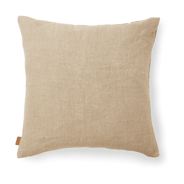 Senti Stripe kussen 50x50 cm - Linen-carob brown - Ferm Living