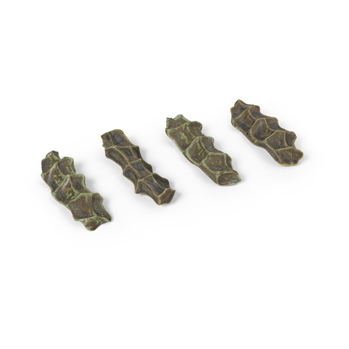 Ferm Living Serre bestekhouder 4-pack Moss green | Scandinavisch Interieur | Bestekhouder | Groen