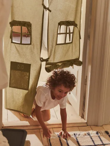 Settle deurgordijn - Elm green, 85x205 cm - Ferm Living