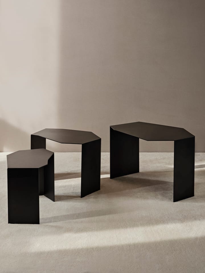 Shard cluster tafel 3-pack - Black - ferm LIVING