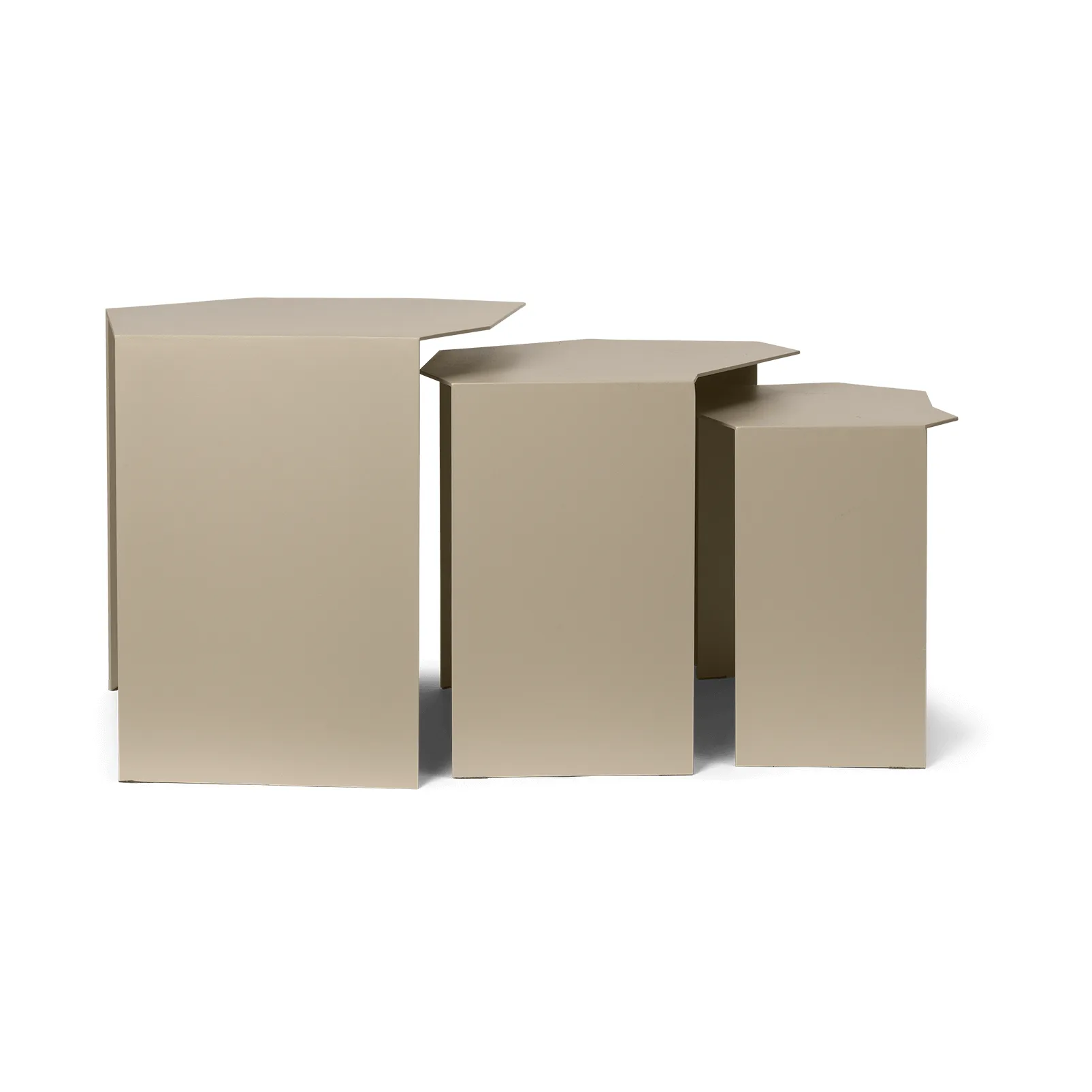 Shard cluster tafel 3-pack, Cashmere Ferm Living