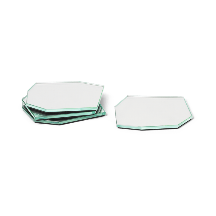 Shard glasonderzetter 4-pack - Mirror - Ferm Living