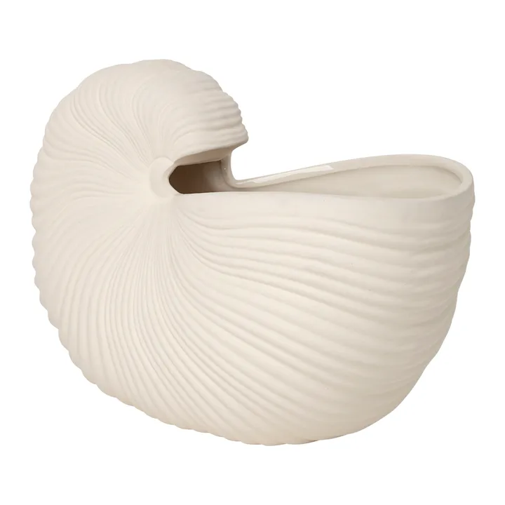 Shell pot - Off white, 31x15x21 cm - Ferm Living